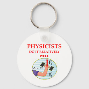 physics question keychain