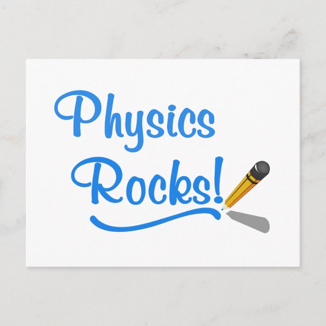 Physics Rocks Postcard (Front)