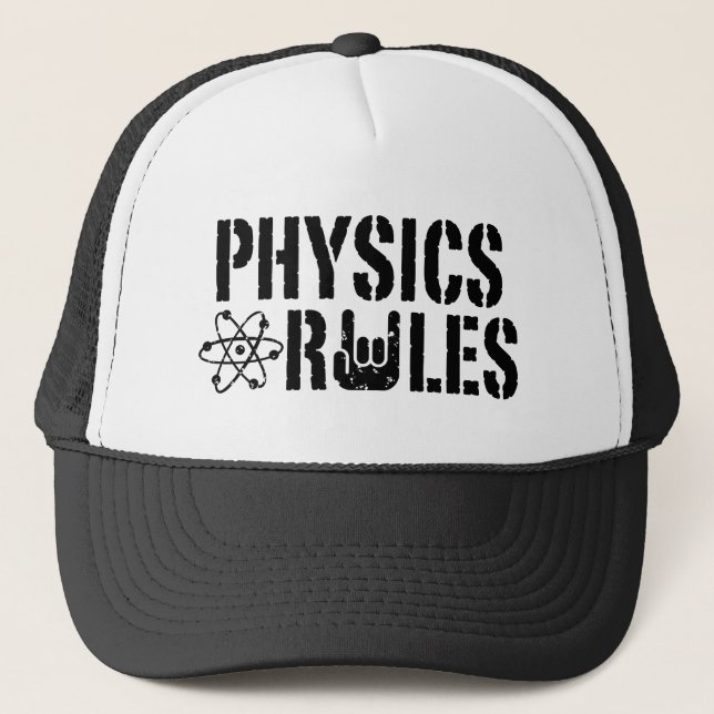Physics Rules Trucker Hat (Front)