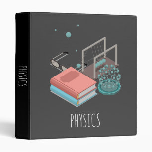Physics science student 3 Ring Binder
