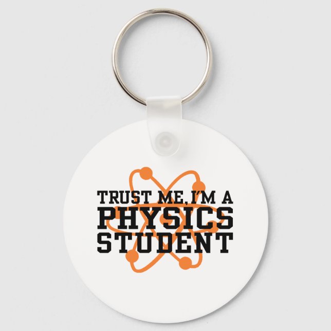 Physics Student Keychain (Front)