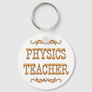 Physics Teacher Keychain