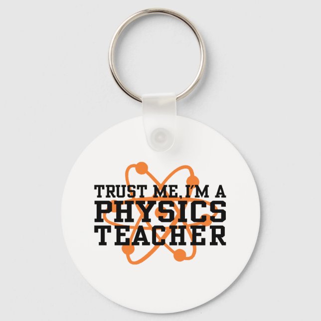 Physics Teacher Keychain (Front)