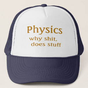 physics trucker hat
