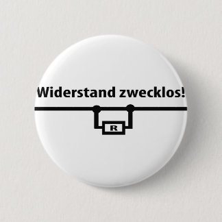 Physik Widerstand zwecklos icon 2 Inch Round Button