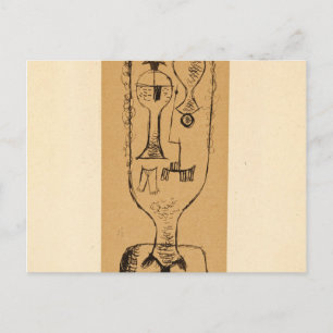 Physiognomic Riddle, 1921 by Paul Klee Postcard