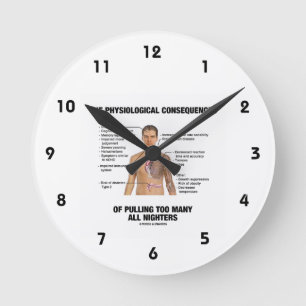 Physiological Consequences Pulling All Nighters Round Clock