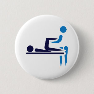 Physiotherapist 2 Inch Round Button