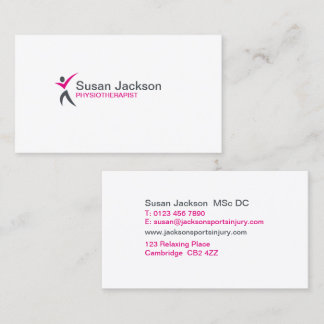 Physiotherapist Business Card