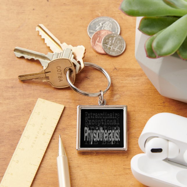 Physiotherapist Extraordinaire Keychain (Desk)