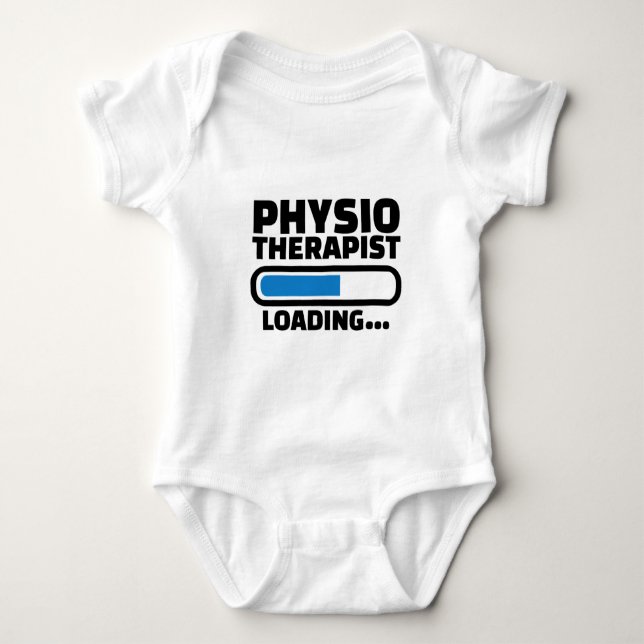 Physiotherapist loading baby bodysuit (Front)