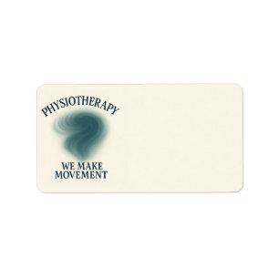 Physiotherapy We Make Movement – Modern Art Label