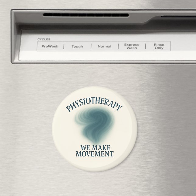 Physiotherapy We Make Movement – Modern Art Magnet (In Situ (Dishwasher))