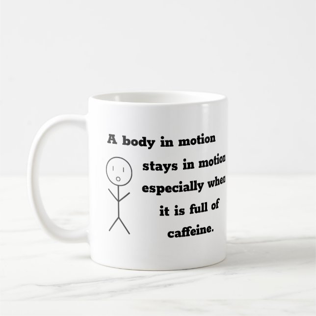 Physique amusante Café Mug (Gauche)