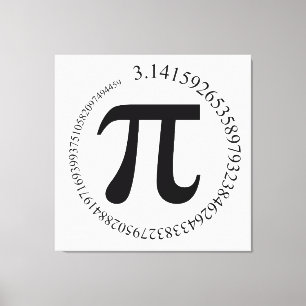 Pi (π) Day Canvas Print