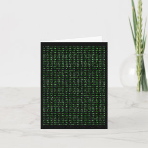Pi 2025 Digits Matrix Cool Design For Math And Sci Card