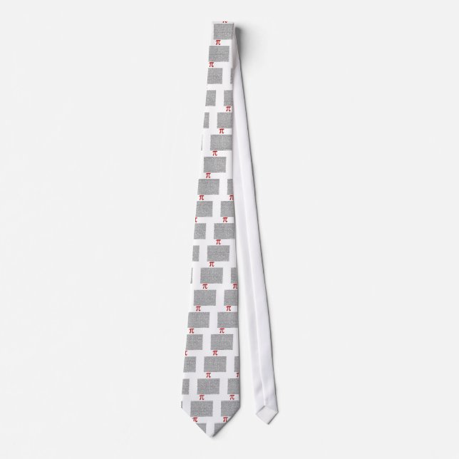 Pi = 3.141592653589 etc etc... whatever! tie (Front)