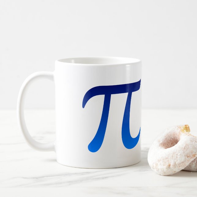 Pi 3.14159265359 6275 digits Coffee Mug (With Donut)