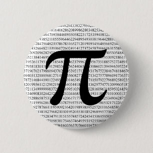Pi 3.1415 button badge