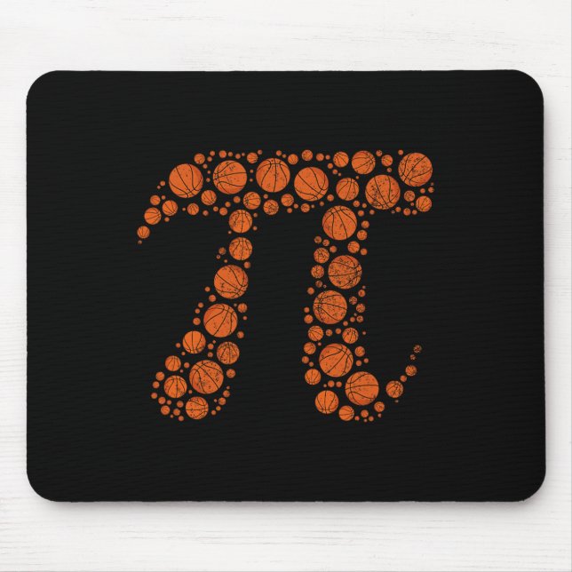 Pi 3.14 Game Day Math Teacher Bysketll Pi Day  Mouse Pad (Front)
