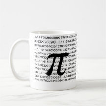 Pi 3.14 Math Geek Coffee Mug