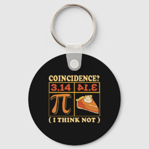 Pi 3.14 Pi Happy Pi Day Math Teacher Student Keychain