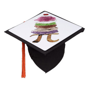 Pi a la Mode Graduation Cap Topper