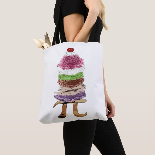 Pi a la Mode Tote Bag (Close Up)