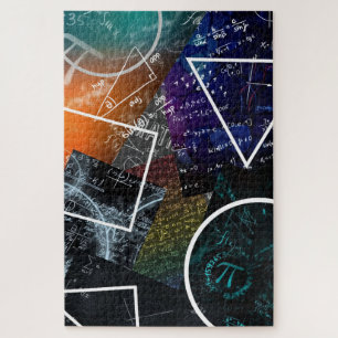 Pi Abstrait : Puzzle d'art mathématique