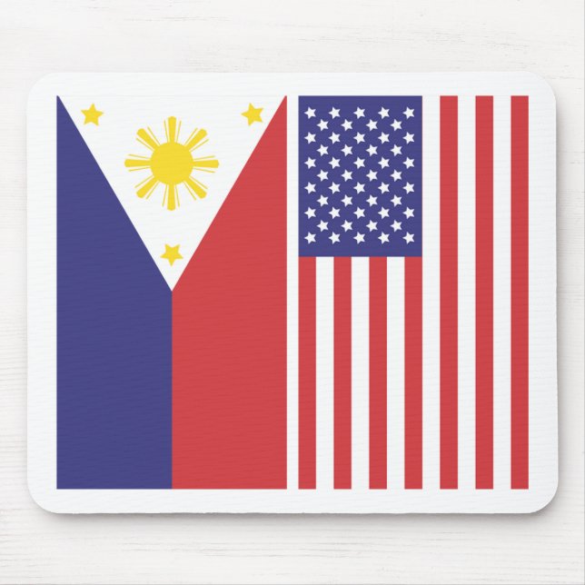 PI and US Flags Mouse Pad (Front)