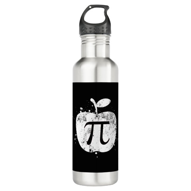 Pi  Apple Pie Funny 710 Ml Water Bottle (Front)
