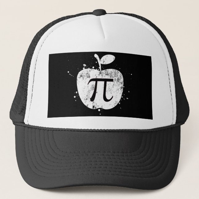 Pi  Apple Pie Funny Trucker Hat (Front)
