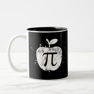 Pi  Apple Pie Funny Two-Tone Coffee Mug
