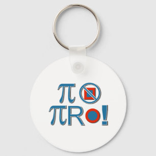 Pi Are Not Square! Keychain