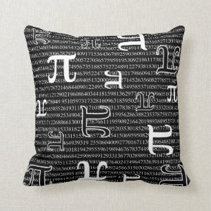 Pi are Square Throw Pillow