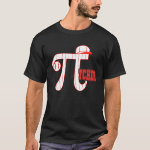 Pi  Baseball Pitcher  3 14 Pi Day Math Science & S T-Shirt