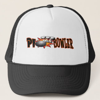 PI BOWLER - PLAY OFF BI POLAR - SPORTS/ MATH HUMOR TRUCKER HAT