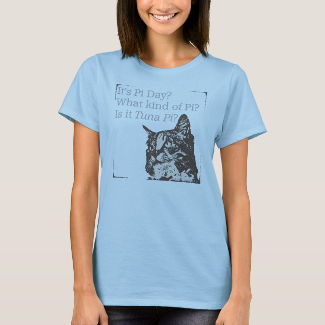 Pi Cat Tuna T-Shirt (Front)