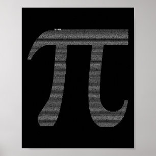 Pi Character With 10  Poster