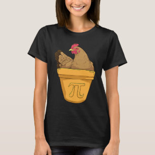 Pi Chicken Pot Math Pi Day T-Shirt