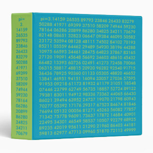 pi chiffres, Math Love, 3 Cercles Classeur bleu ve