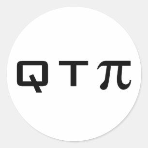Pi Classic Round Sticker