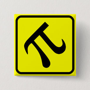 Pi Crossing Zone 2 Inch Square Button