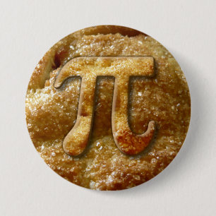 Pi Crust 3 Inch Round Button