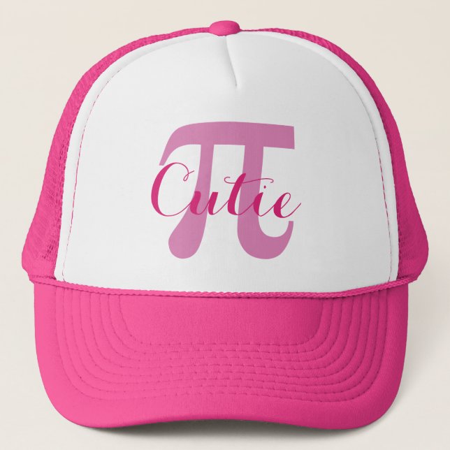 Pi / Cutie Pie custom hats (Front)