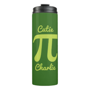 Pi / Cutie Pie custom text & colour tumbler