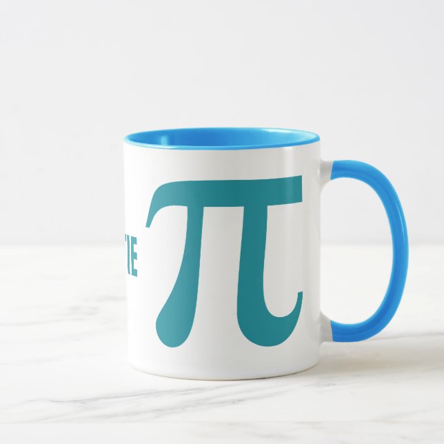Pi / Cutie Pie custom text mugs (Right)