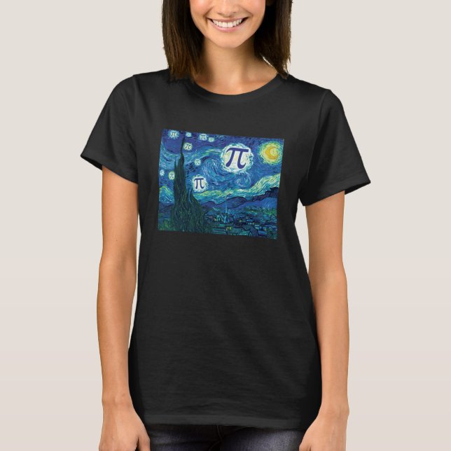 Pi dans le T-shirt Sky (Devant)