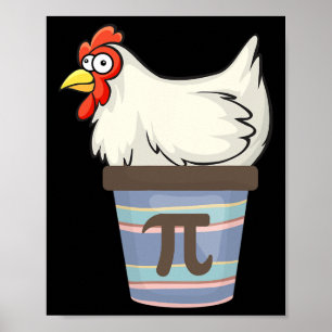 Pi Day 2025 Math Lover Mathematics Chicken Pot Pie Poster