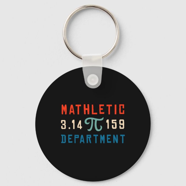 Pi Day 2025 Math Lover Mathematics Mathletic Depar Keychain (Front)